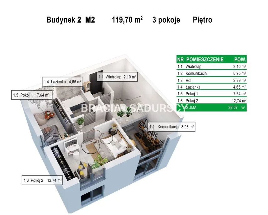 Dom 119,70 m², oferta nr , BS2-DS-304274-6, Zabierzów, Aleja Jurajska