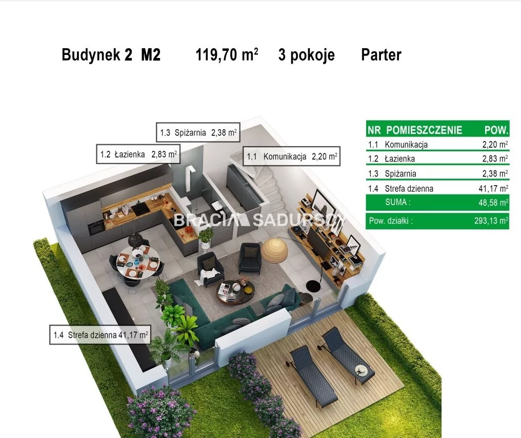 Dom 119,70 m², oferta nr , BS2-DS-304274-6, Zabierzów, Aleja Jurajska