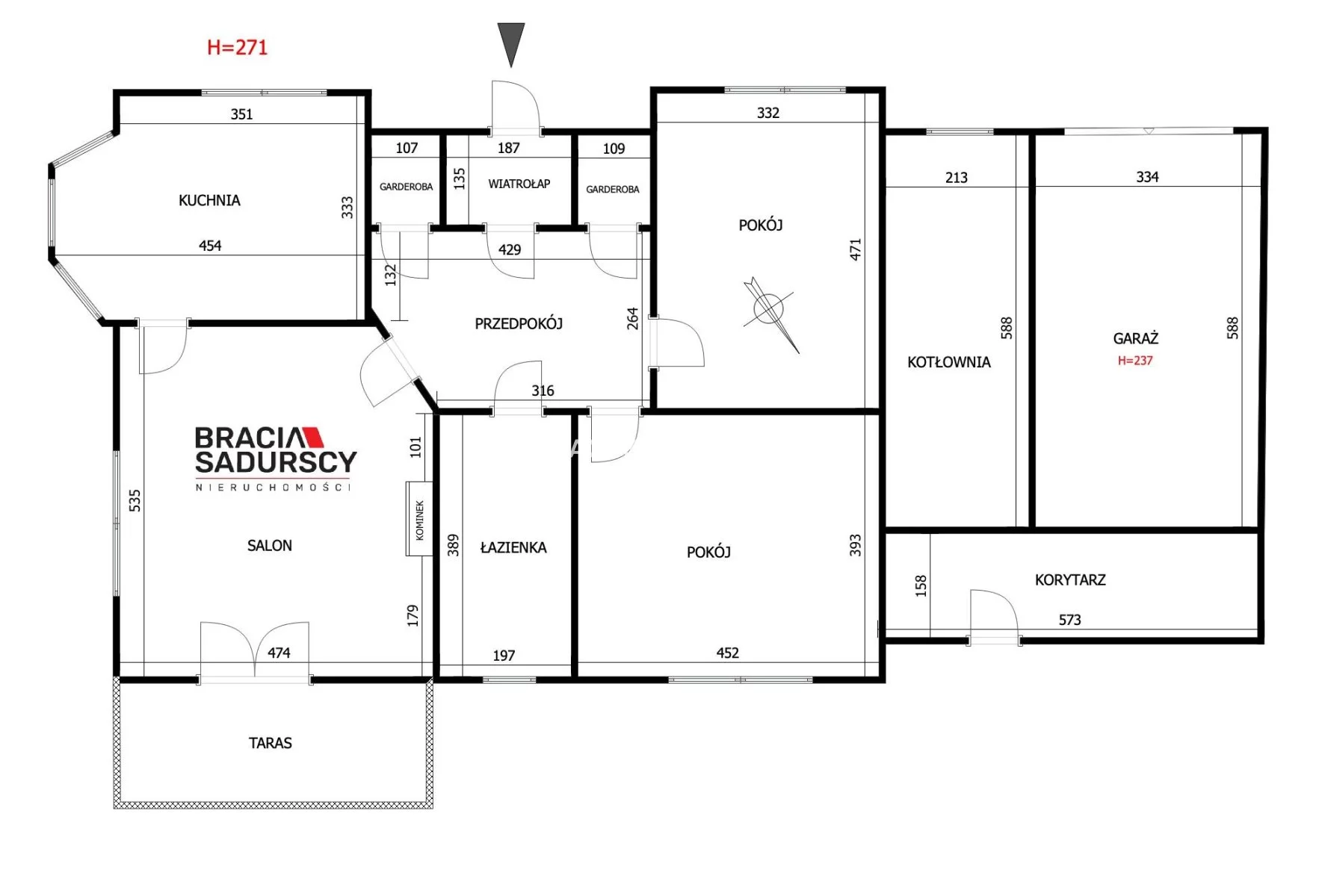 Dom 166,00 m², oferta nr , BS1-DS-309979-3, Łapanów