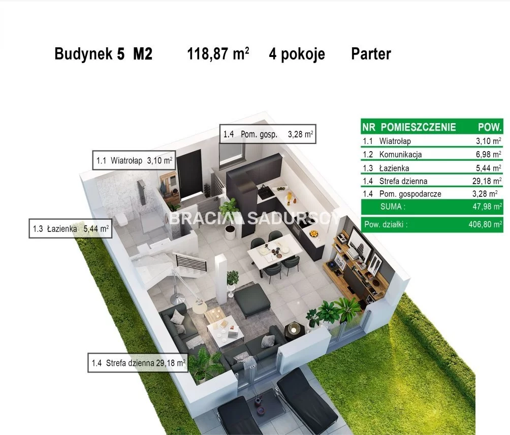 Dom 118,87 m², oferta nr , BS2-DS-304277-6, Zabierzów, Aleja Jurajska
