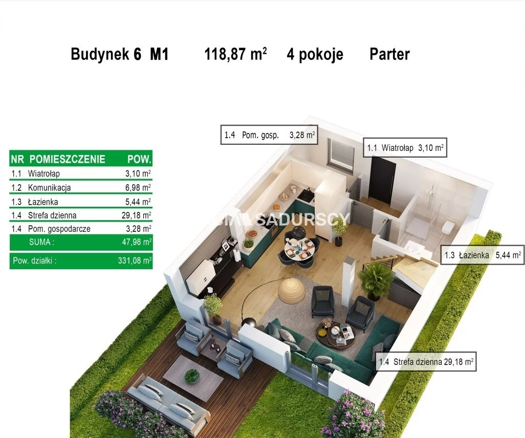 Dom 118,87 m², oferta nr , BS2-DS-304279-4, Zabierzów, Aleja Jurajska