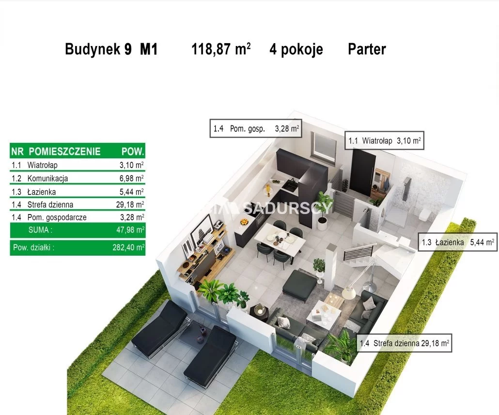 Dom 118,87 m², oferta nr , BS2-DS-304282-6, Zabierzów, Aleja Jurajska