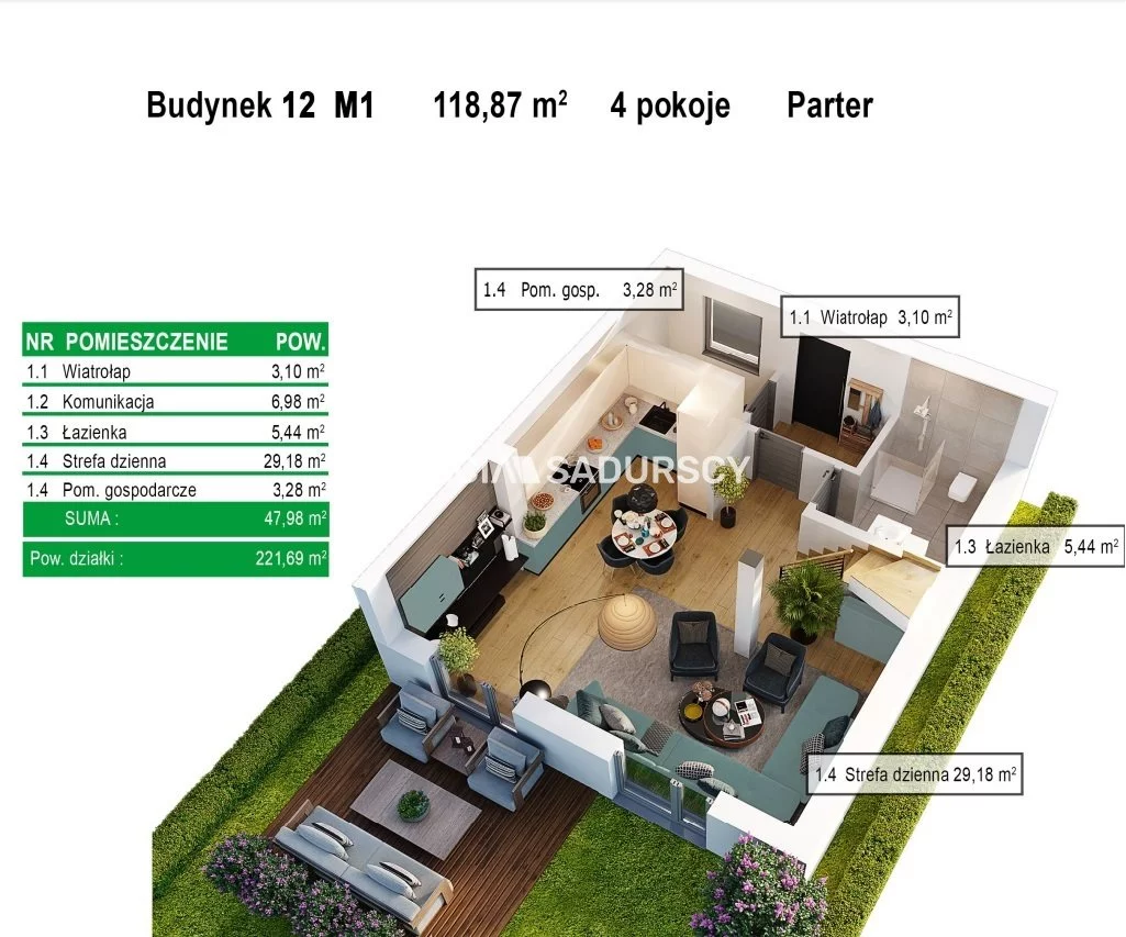 Dom 118,87 m², oferta nr , BS2-DS-304288-6, Zabierzów, Aleja Jurajska