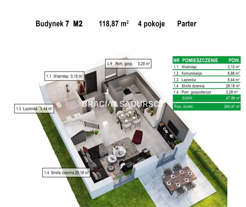 Dom 118,87 m², oferta nr , BS2-DS-304925-6, Zabierzów, Aleja Jurajska
