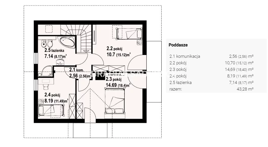 Dom 112,22 m², oferta nr , BS2-DS-284808-178, Biskupice