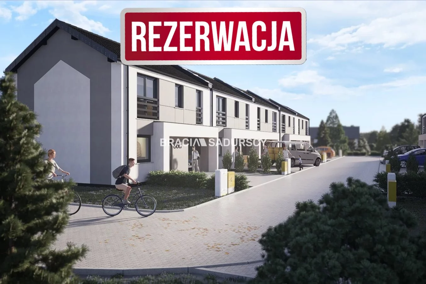 Dom szeregowy 100,00 m², Niepołomice, Boryczów, Sprzedaż