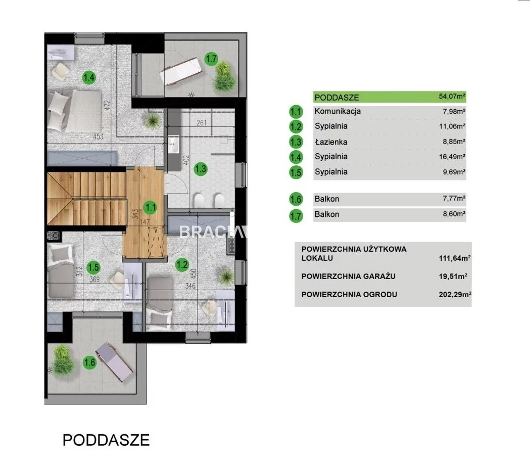 Dom 129,00 m², oferta nr , BS2-DS-300515-23, Kraków, Dębniki, Skotniki, Hufcowa
