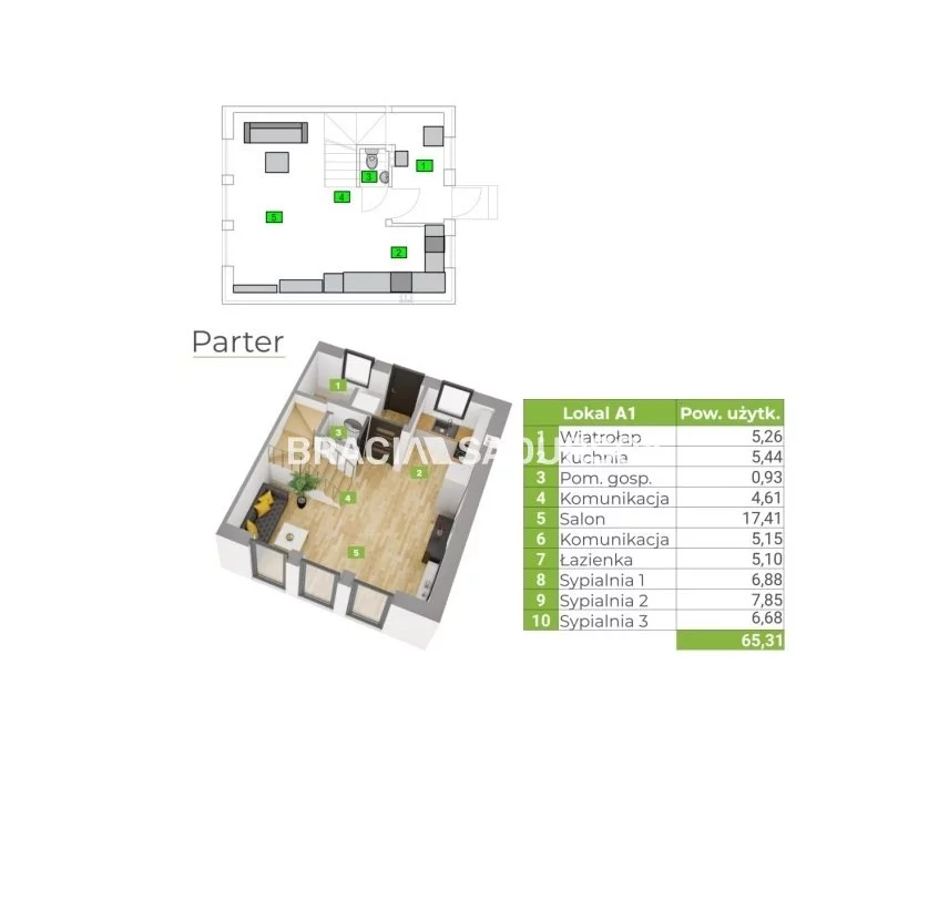 Dom 70,00 m², oferta nr , BS2-DS-308673-7, Wielka Wieś, Lasek