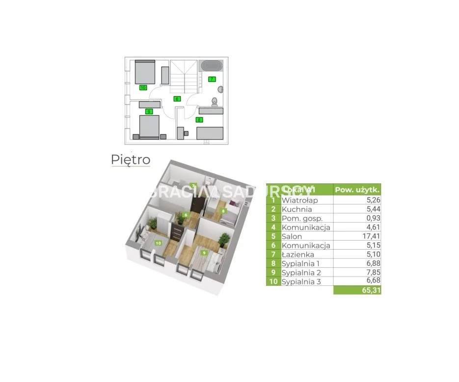 Dom 70,00 m², oferta nr , BS2-DS-308673-7, Wielka Wieś, Lasek