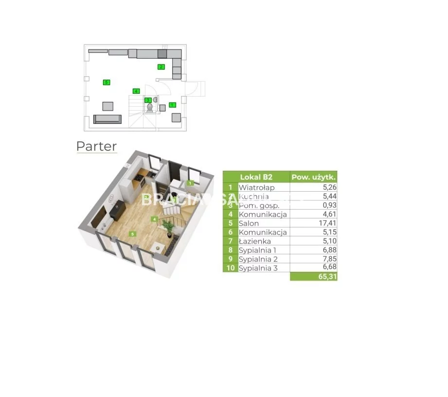 Dom 70,00 m², oferta nr , BS2-DS-308801-7, Wielka Wieś, Lasek
