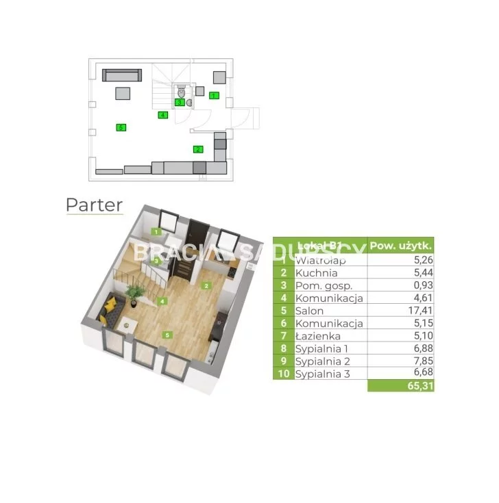 Dom 70,00 m², oferta nr , BS2-DS-308800-7, Wielka Wieś, Lasek