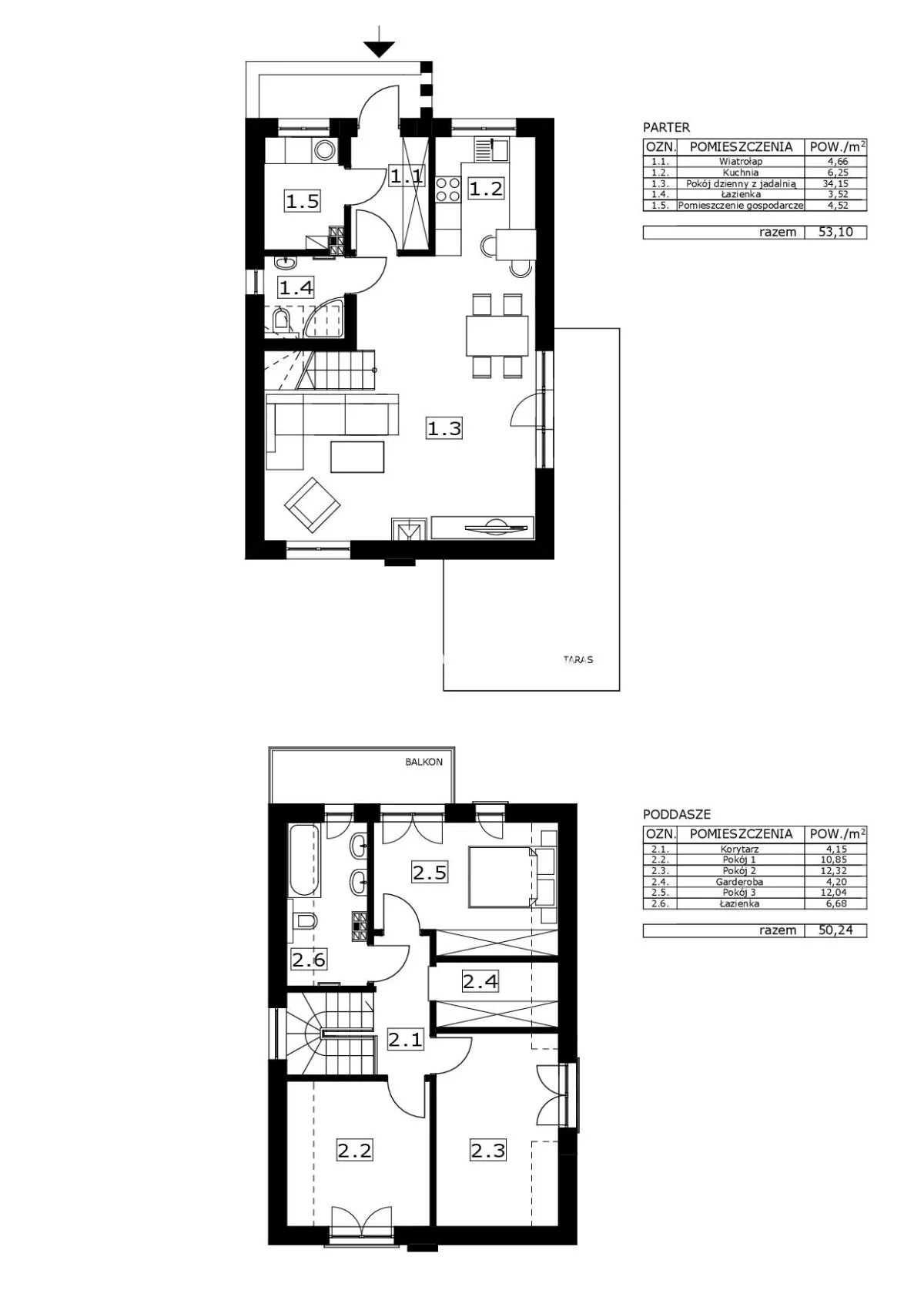 Dom 139,80 m², oferta nr , BS2-DS-295472-16, Pisary, Lipowa