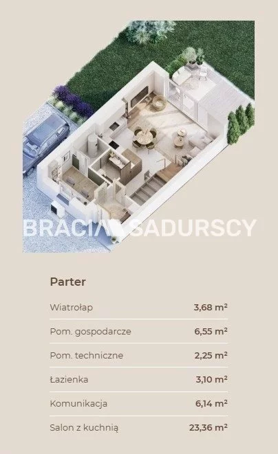 Dom 112,00 m², oferta nr , BS2-DS-311825-1, Mogilany