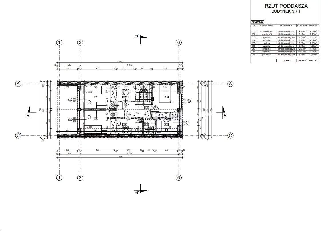 Dom 123,21 m², oferta nr , BS2-DS-298611, Gaj, Nowa