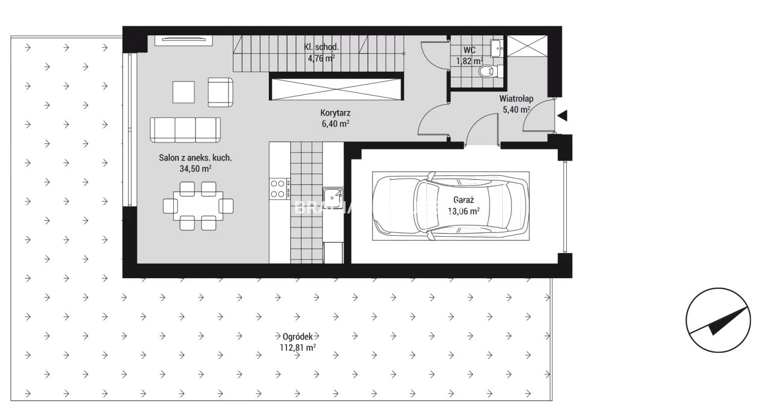 Dom 124,97 m², oferta nr , BS2-DS-282689-100, Kraków, Zwierzyniec, Wola Justowska, Podłużna - okolice