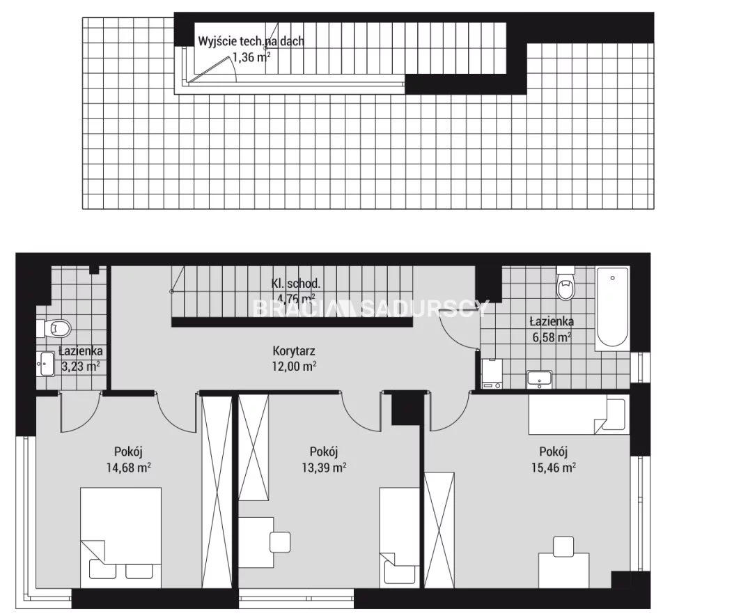 Dom 125,08 m², oferta nr , BS2-DS-282689-113, Kraków, Zwierzyniec, Wola Justowska, Podłużna - okolice