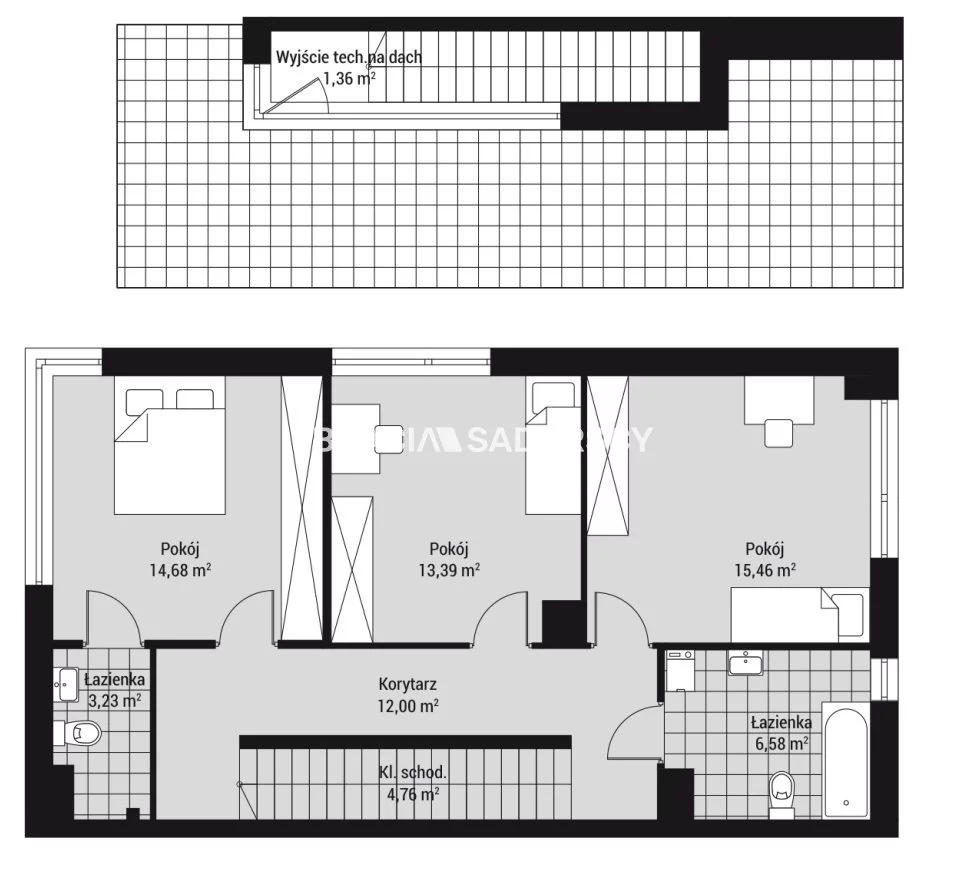 Dom 124,66 m², oferta nr , BS2-DS-284985-108, Kraków, Zwierzyniec, Wola Justowska, Podłużna - okolice