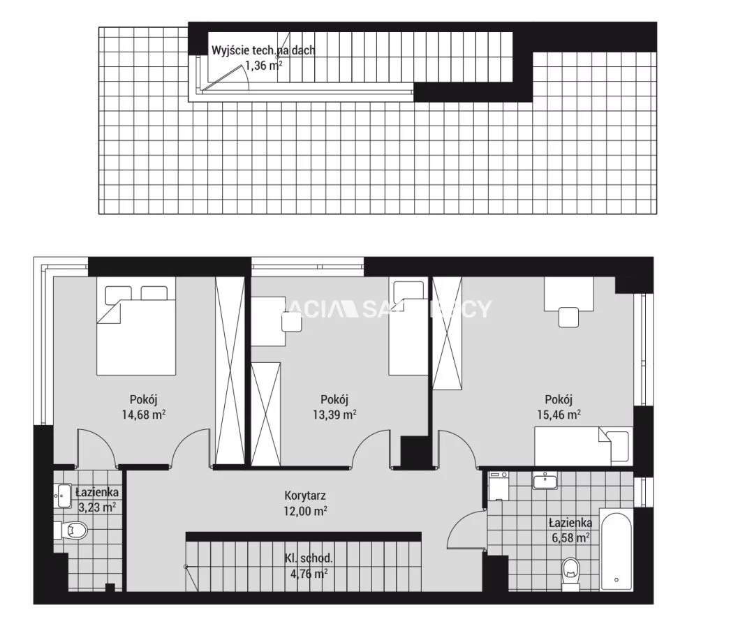 Dom 124,37 m², oferta nr , BS2-DS-284984-101, Kraków, Zwierzyniec, Wola Justowska, Podłużna - okolice