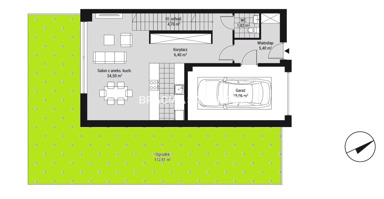 Dom 124,37 m², oferta nr , BS2-DS-304804-111, Kraków, Zwierzyniec, Wola Justowska, Podłużna - okolice