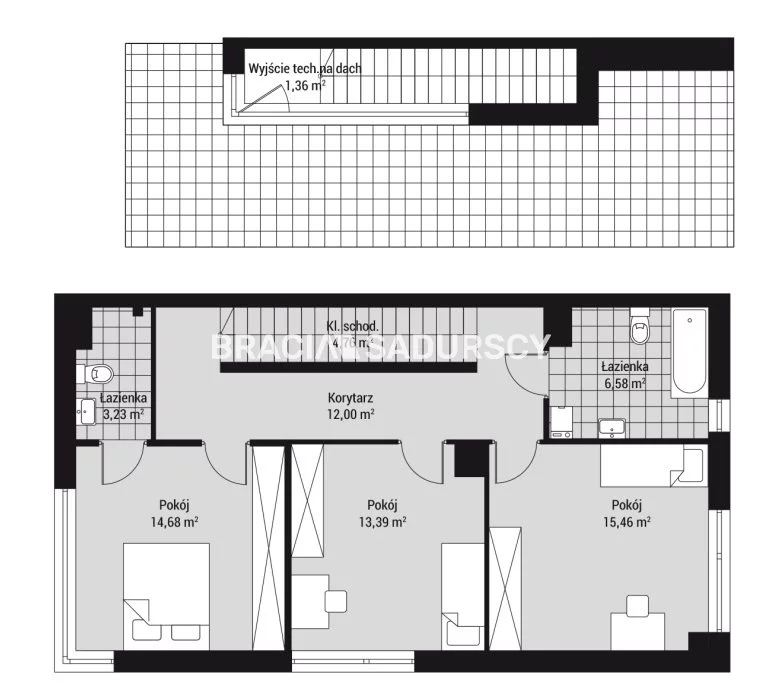 Dom 124,37 m², oferta nr , BS2-DS-304804-112, Kraków, Zwierzyniec, Wola Justowska, Podłużna - okolice