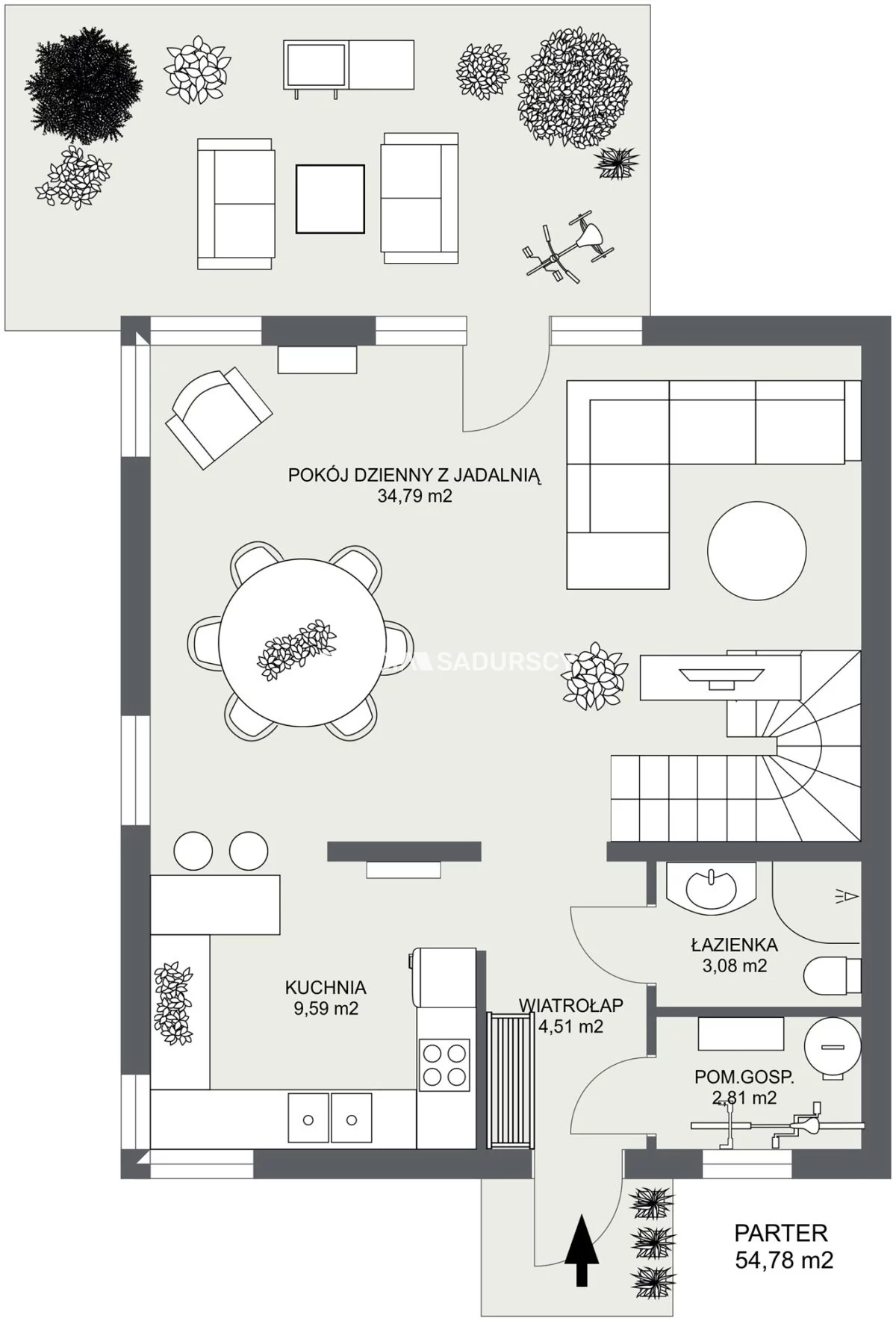 Dom 144,00 m², oferta nr , BS2-DS-278898-89, Wielka Wieś, Polna