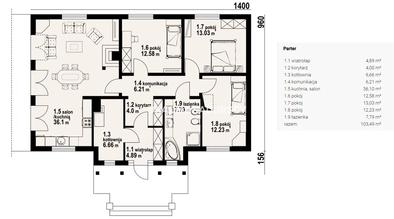 Dom 103,49 m², oferta nr , BS2-DS-284812-190, Sławkowice