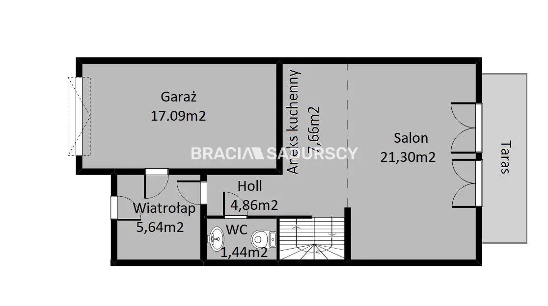 Dom bliźniak 155,00 m², Mogilany, Słoneczna, Sprzedaż