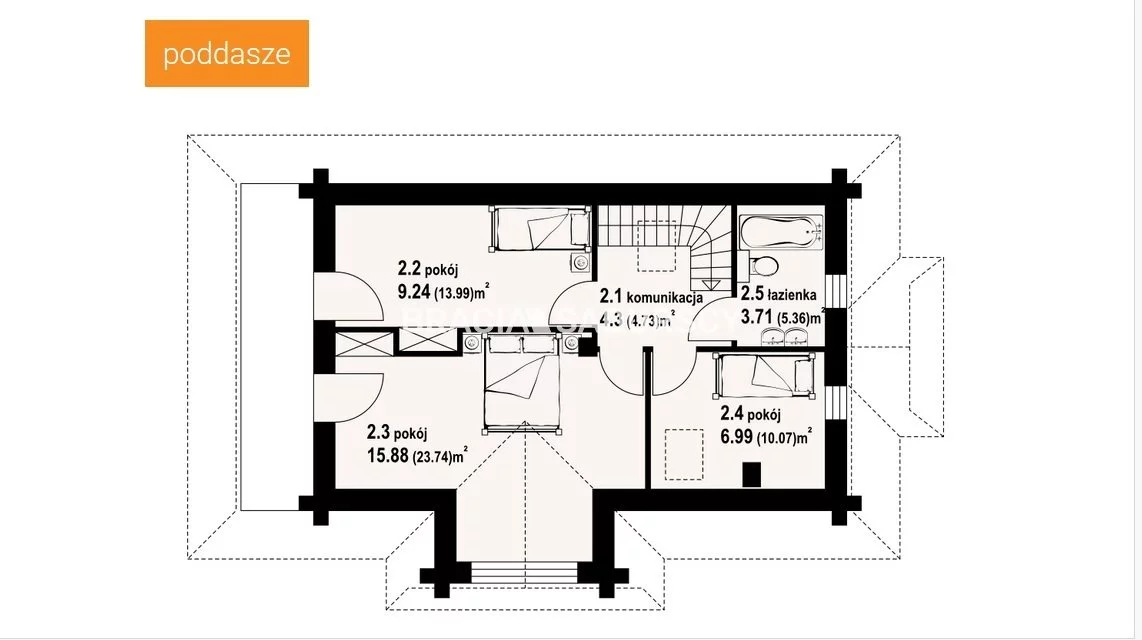 Dom 120,12 m², oferta nr , BS2-DS-284823-192, Trąbki
