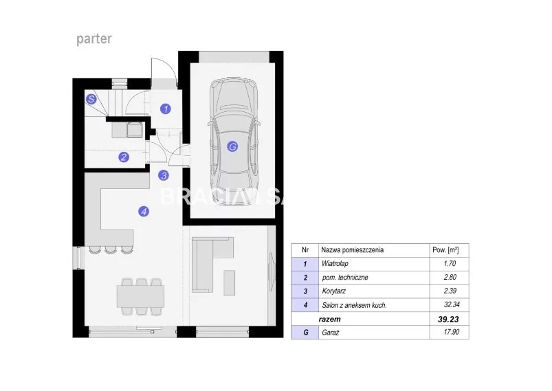 Dom 113,79 m², oferta nr , BS2-DS-306144-15, Zielonki, Zielonki