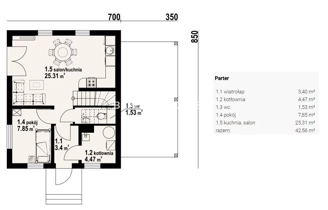 Dom 88,76 m², oferta nr , BS2-DS-284806-178, Biskupice