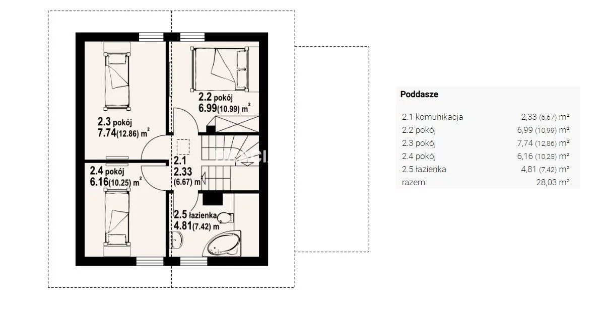 Dom 88,76 m², oferta nr , BS2-DS-284806-178, Biskupice