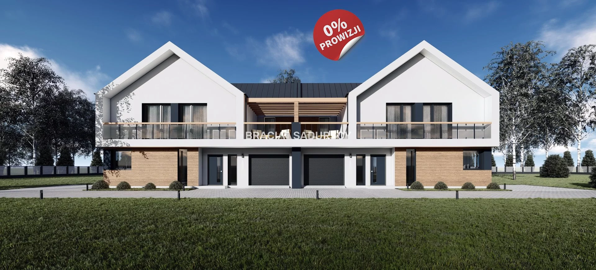 Dom bliźniak 169,56 m², Zielonki, Kasztanowa, Sprzedaż