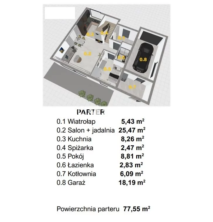 Dom 156,63 m², oferta nr , BS2-DS-309940-2, Myślenice