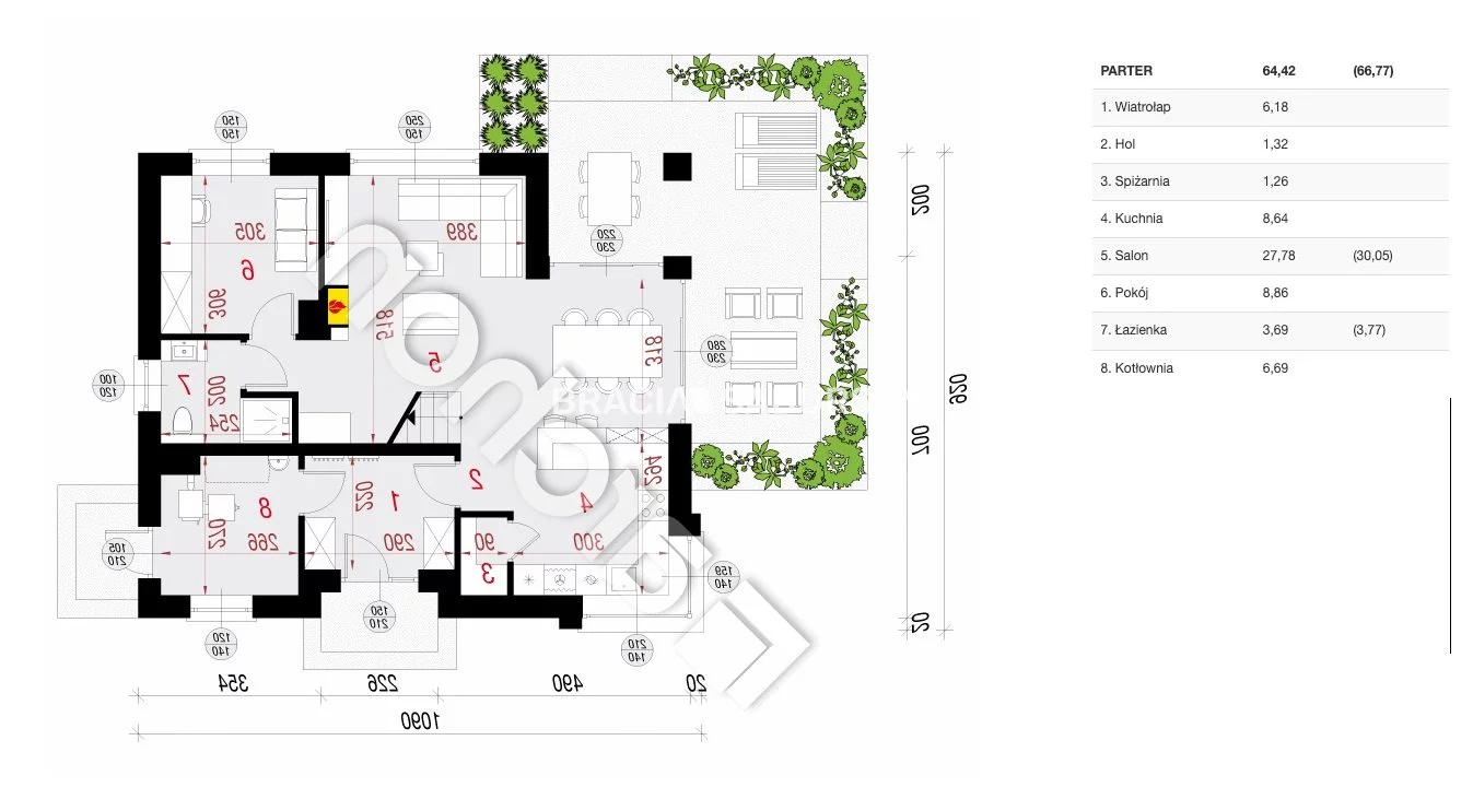 Dom i rezydencja 126,00 m², oferta nr , BS2-DS-310044-4, Brzeźnica, Spacerowa