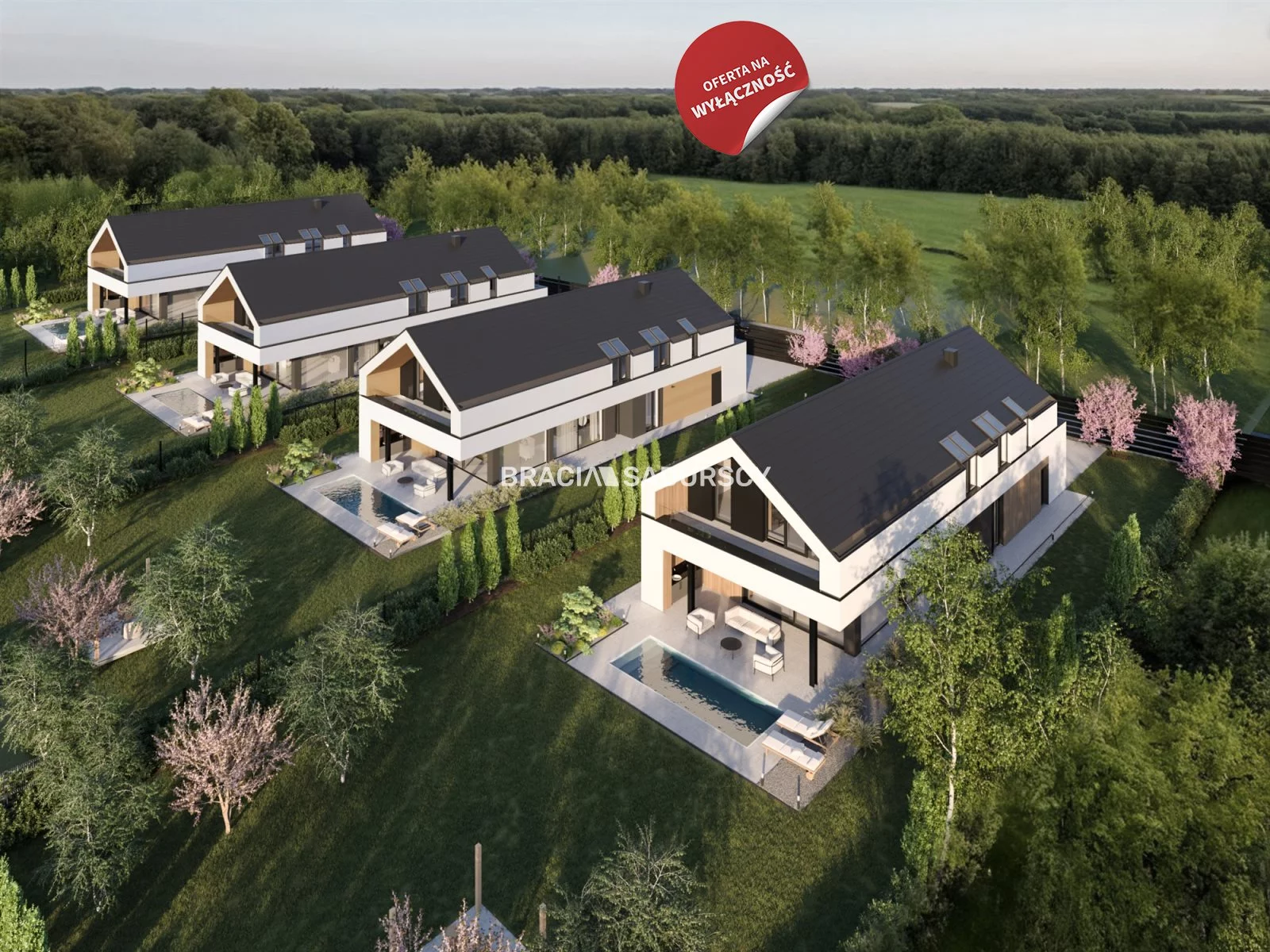 Domy BS2-DS-308920-3 Kraków Swoszowice Chałubińskiego