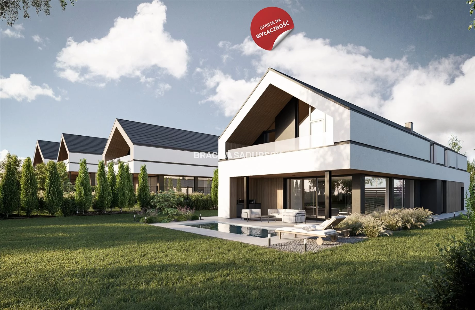 Domy BS2-DS-308878-4 Kraków Swoszowice Chałubińskiego