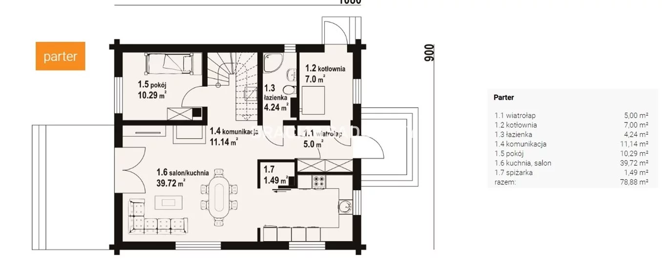 Dom 154,59 m², oferta nr , BS2-DS-284816-189, Trąbki