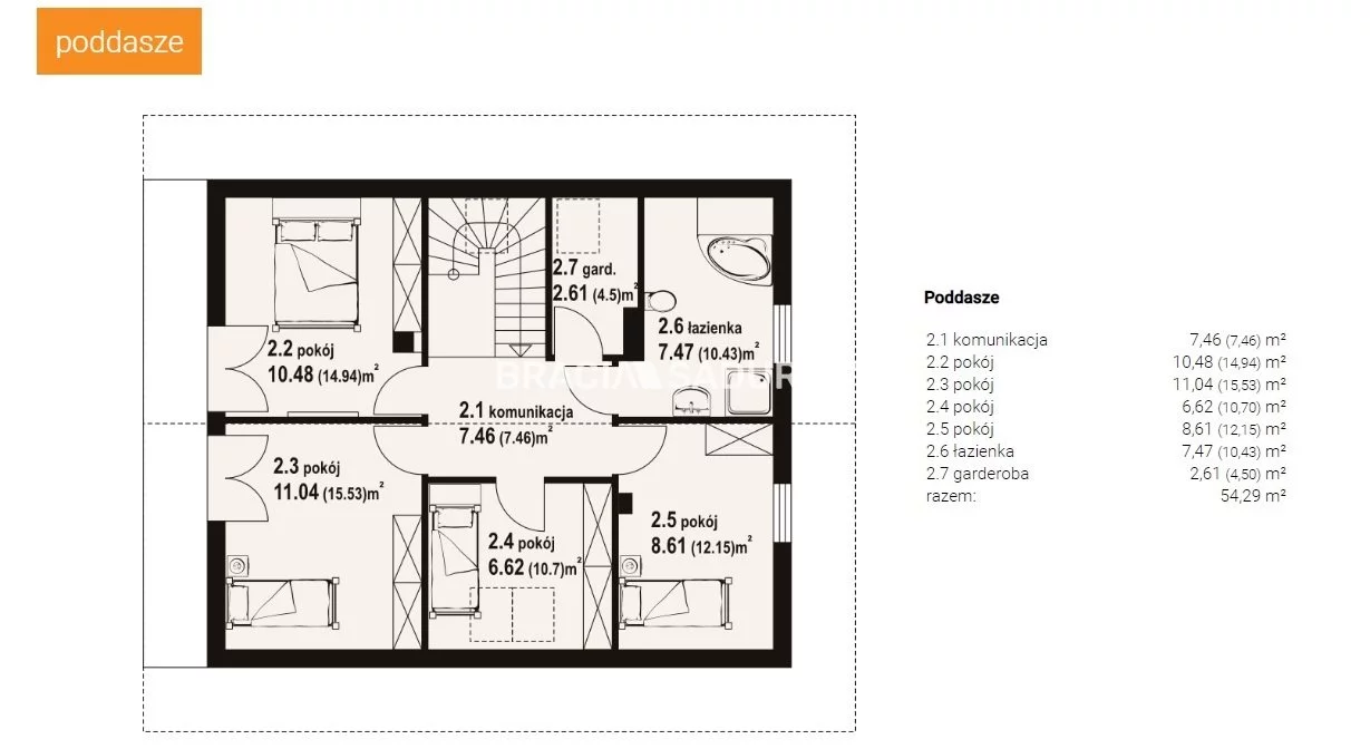 Dom 154,59 m², oferta nr , BS2-DS-284816-189, Trąbki