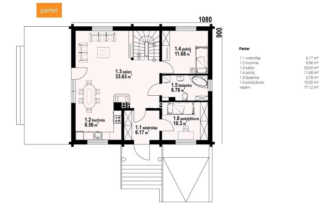 Dom 228,17 m², oferta nr , BS2-DS-284815-190, Trąbki