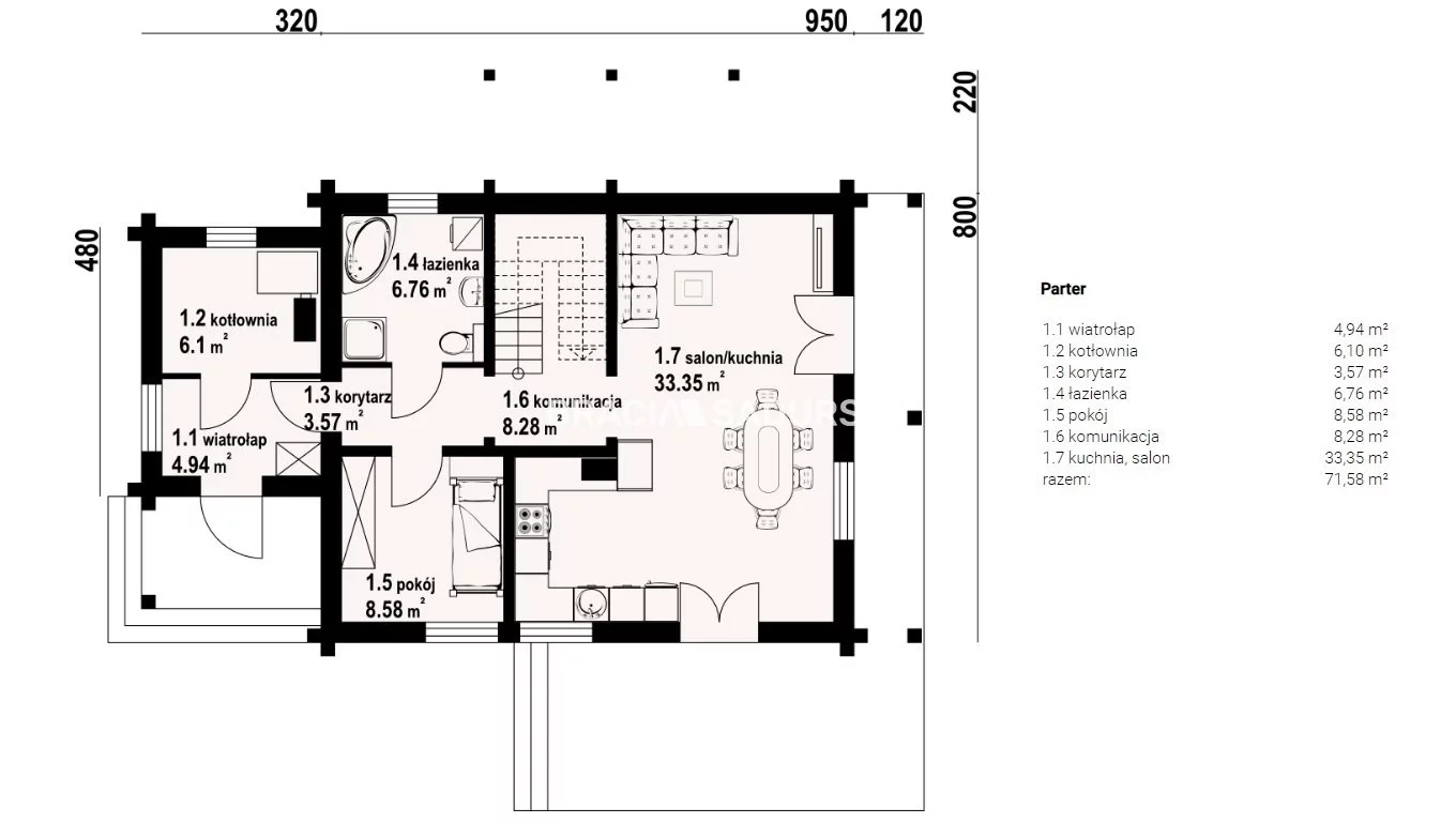 Dom 201,05 m², oferta nr , BS2-DS-284814-190, Trąbki