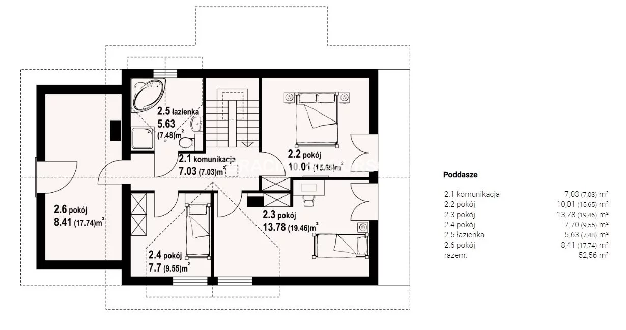 Dom 210,76 m², oferta nr , BS2-DS-284813-190, Trąbki