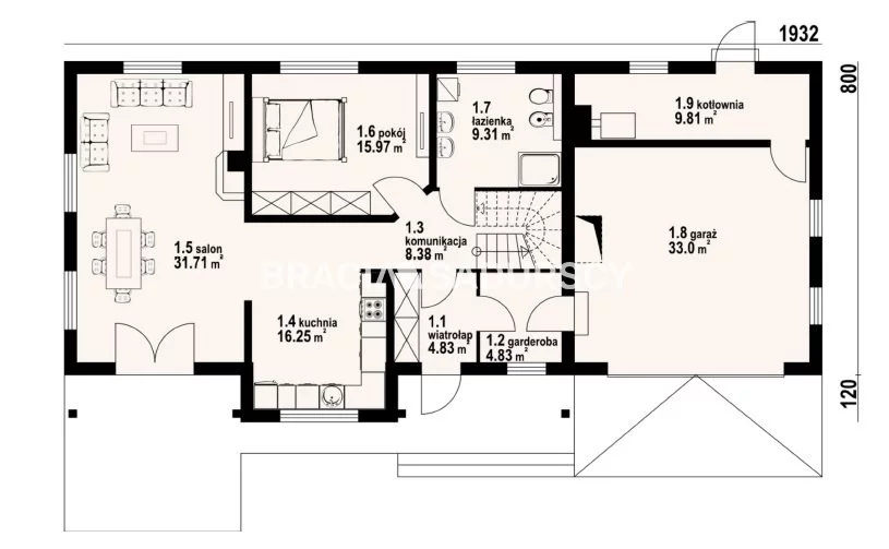 Dom 276,80 m², oferta nr , BS2-DS-284809-178, Trąbki