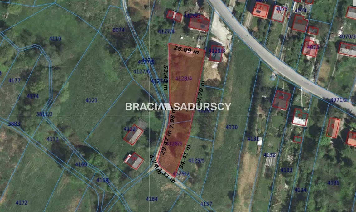 Działka 1 886,00 m², oferta nr , BS5-GS-301705-41, Skawina, Altanowa