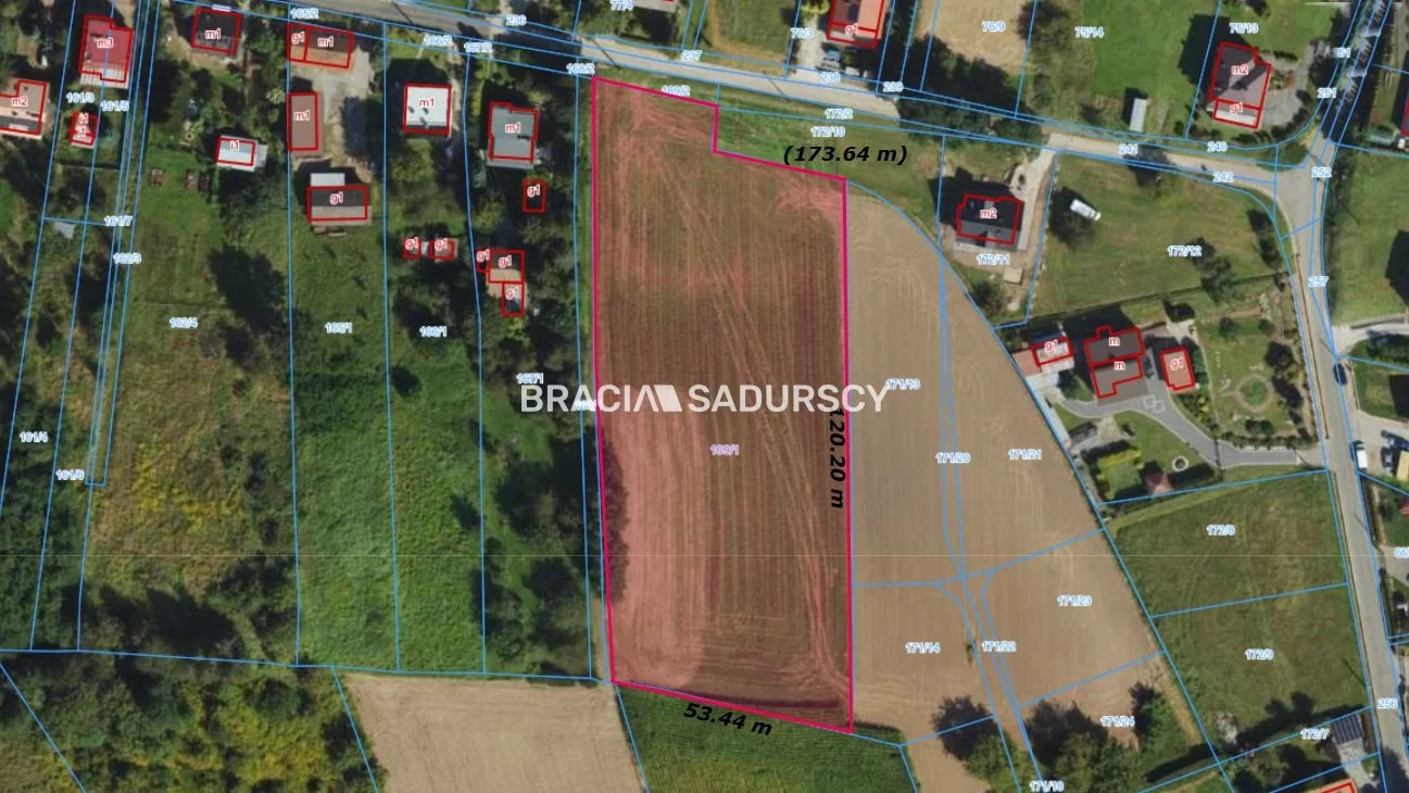 Działka 6 788,00 m², oferta nr , BS5-GS-309403-9, Kraków, Wzgórza Krzesławickie, Łuczanowice, Braci Polskich