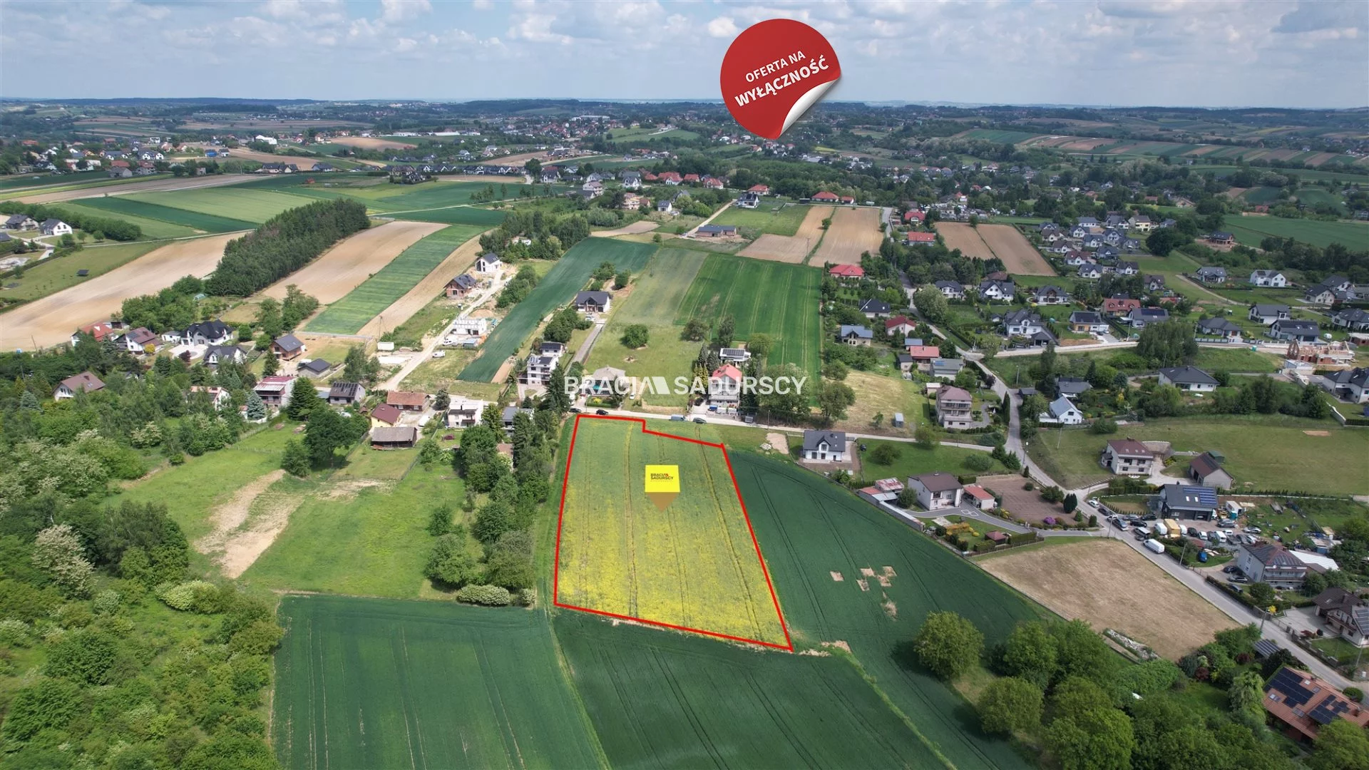 Działka 6 788,00 m², oferta nr , BS5-GS-309403-10, Kraków, Wzgórza Krzesławickie, Łuczanowice, Braci Polskich