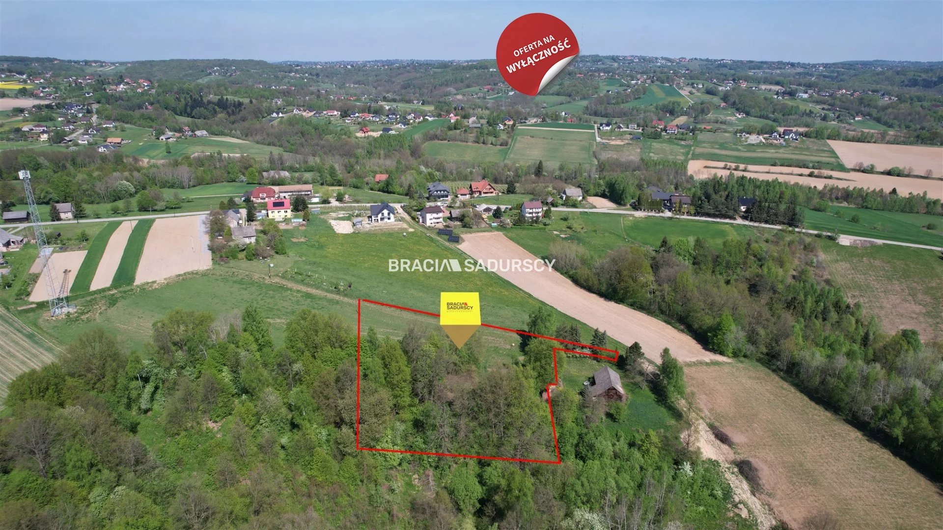 Działka 6 004,00 m², Dobczyce, Sprzedaż