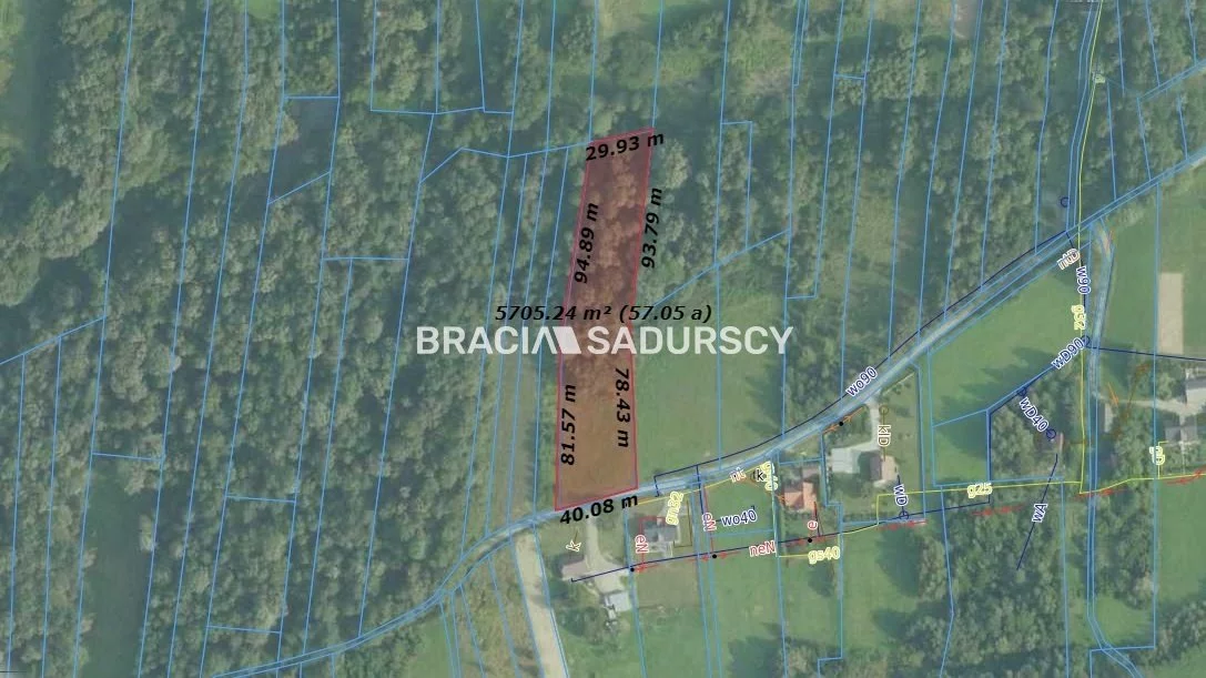 Działka 5 700,00 m², oferta nr , BS5-GS-307706-159, Siepraw, Kalinowa