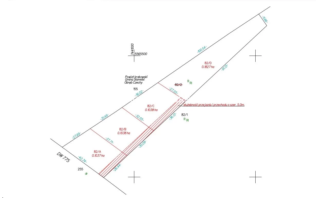 Działka 1 038,00 m², oferta nr , BS5-GS-306124-14, Koniusza