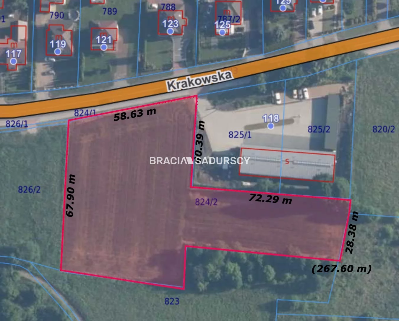 Działka 6 100,00 m², oferta nr , BS5-GS-306482-21, Skawina, Krakowska
