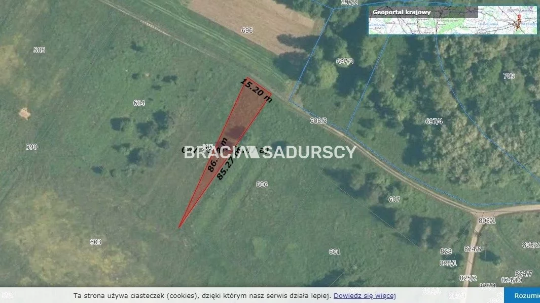 Działka 2 013,00 m², oferta nr , BS5-GS-293552-166, Krzeszowice